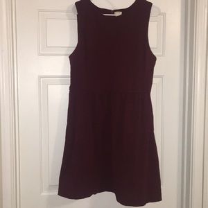 Maroon J Crew Dress